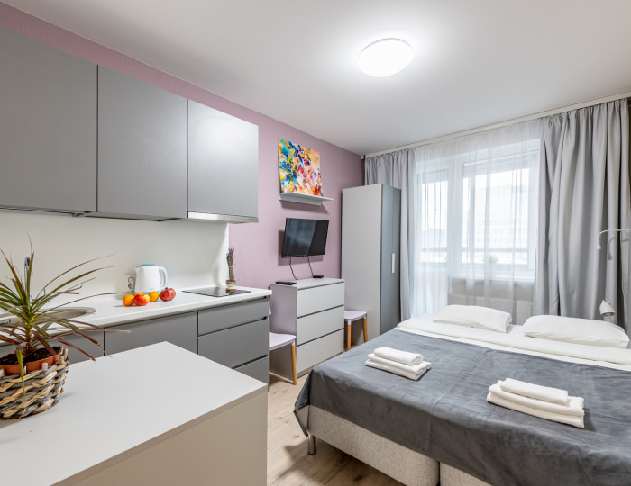 Студия 2-местные студио эконом 18 кв.м. - Апартаменты Like / Лайк Санкт-Петербург