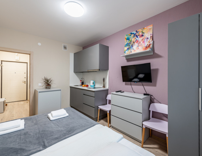 Студия 2-местные студио эконом 18 кв.м. - Апартаменты Like / Лайк Санкт-Петербург