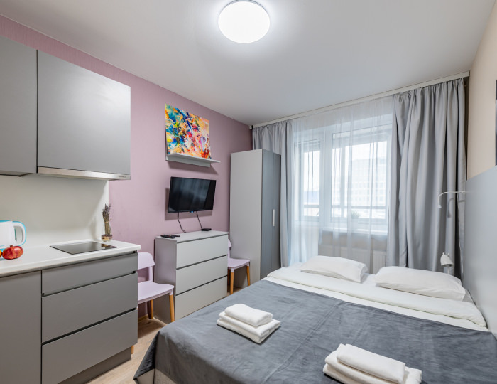 Студия 2-местные студио эконом 18 кв.м. - Апартаменты Like / Лайк Санкт-Петербург