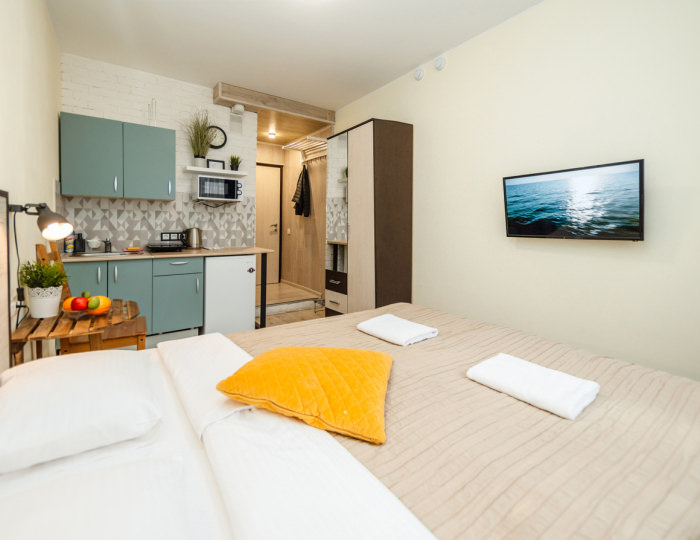 Студия 2-местные эконом 1032 дизайнерская - Апартаменты Like / Лайк Санкт-Петербург