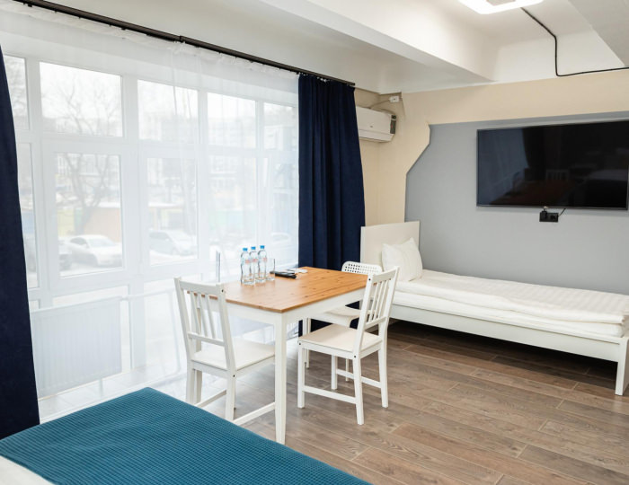 Номер комфорт с 1 односпальной и 1 двуспальной кроватью - Отель Smart Hotel / Смарт Санкт-Петербург