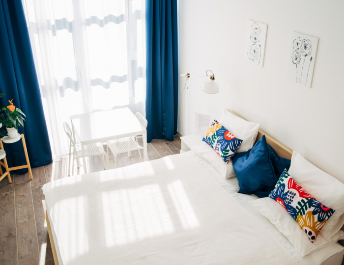 Номер стандарт с 1 двуспальной кроватью - Отель Smart Hotel / Смарт Санкт-Петербург