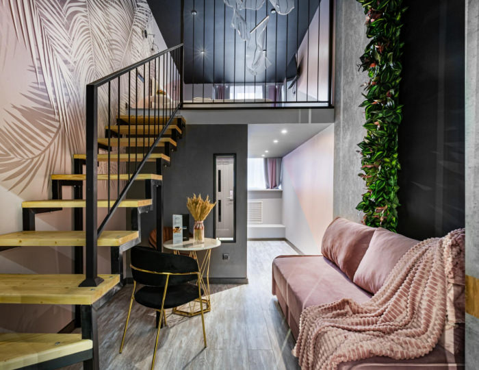 3-местные 1-комнатные апартаменты улучшенные - Отель Smart Hotel / Смарт Санкт-Петербург