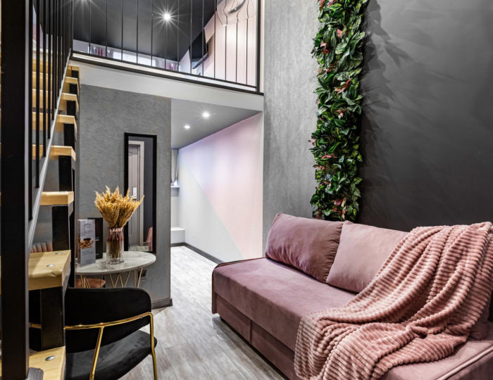 3-местные 1-комнатные апартаменты улучшенные - Отель Smart Hotel / Смарт Санкт-Петербург