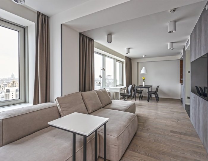 Апартаменты с 1 спальней The Highest floors - Апарт-отель Intermark Residence / Интермарк Резиденс