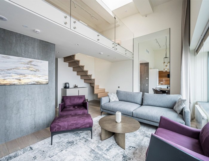Двухуровневые апартаменты с 3 спальнями Премиум - Апарт-отель Intermark Residence / Интермарк Резиденс