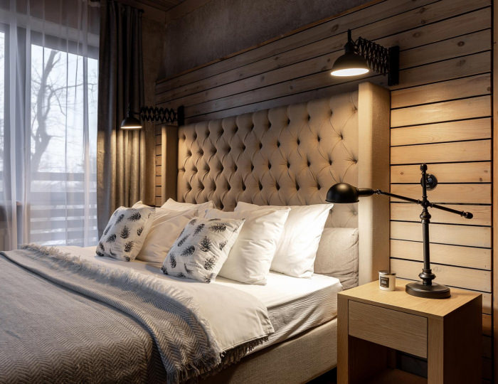 Номер комфорт с 1 двуспальной кроватью - SPA-Отель «Хюгге на озере» Санкт-Петербург