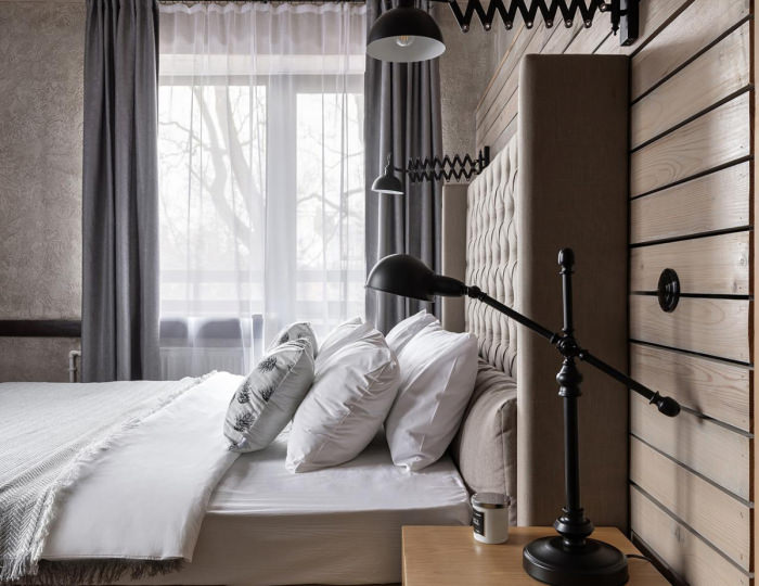 Номер комфорт с 1 двуспальной кроватью - SPA-Отель «Хюгге на озере» Санкт-Петербург