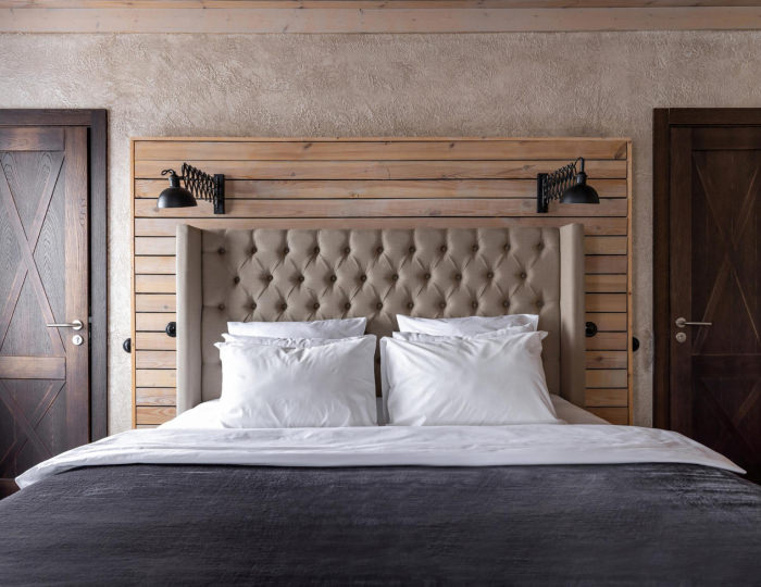 Номер люкс с 1 двуспальной кроватью - SPA-Отель «Хюгге на озере» Санкт-Петербург