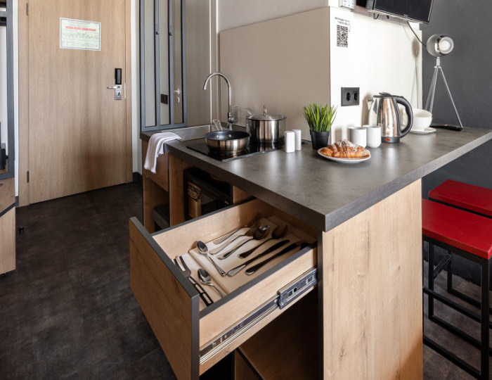 Студия 2-местная с кондиционером - Апарт-отель «Максимус на Сампсониевском» Санкт-Петербург