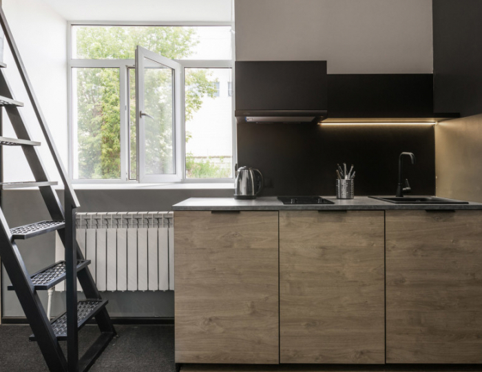 Студия 2-мест. 2-уров. с кухней - Гостиница Greenfeel Smolensk / Гринфил Смоленск