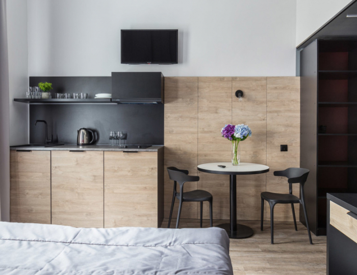 Студия 4-мест. 2-уров. - Гостиница Greenfeel Smolensk / Гринфил Смоленск