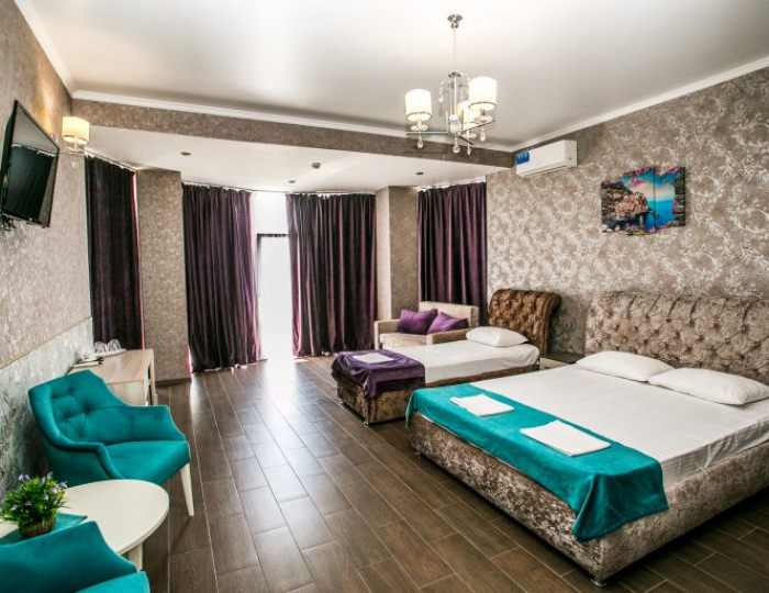 Люкс Семейный 4-местный 1-к - Гостевой дом Gold / Голд Феодосия