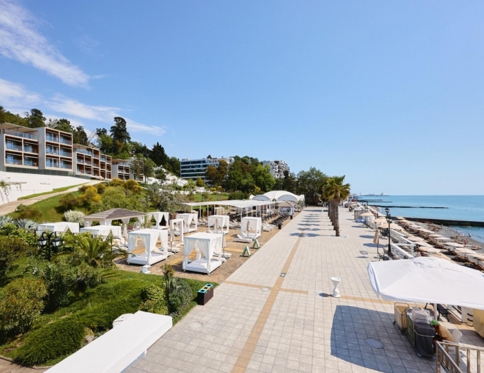 Собственный пляж - Санаторий «Заполярье» Сочи