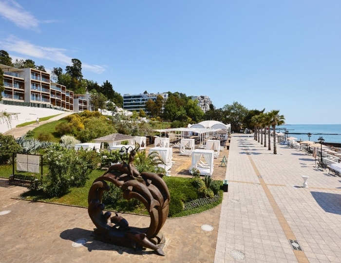 Собственный пляж - Санаторий «Заполярье» Сочи