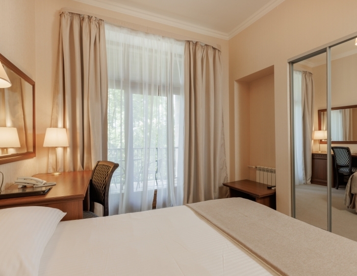 Комфорт 1-местный 1-комнатный К1К1м1к1 - Клинический санаторий «Металлург» Сочи