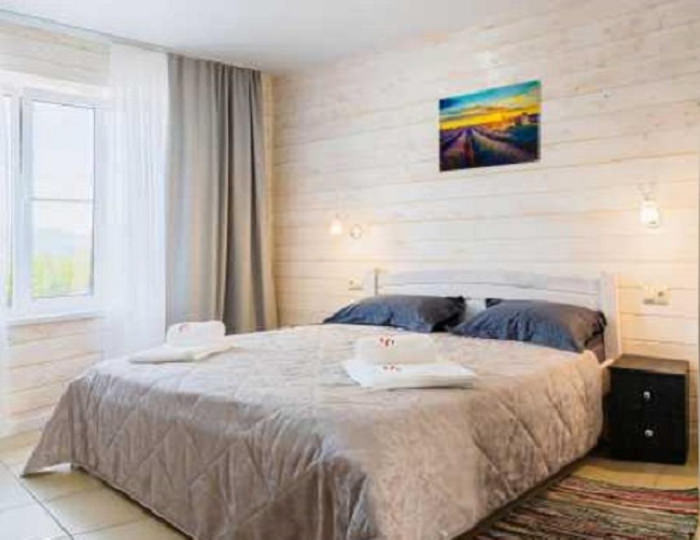 Номер стандарт с 1 двуспальной кроватью №2 - Отель «Даховская Долина»