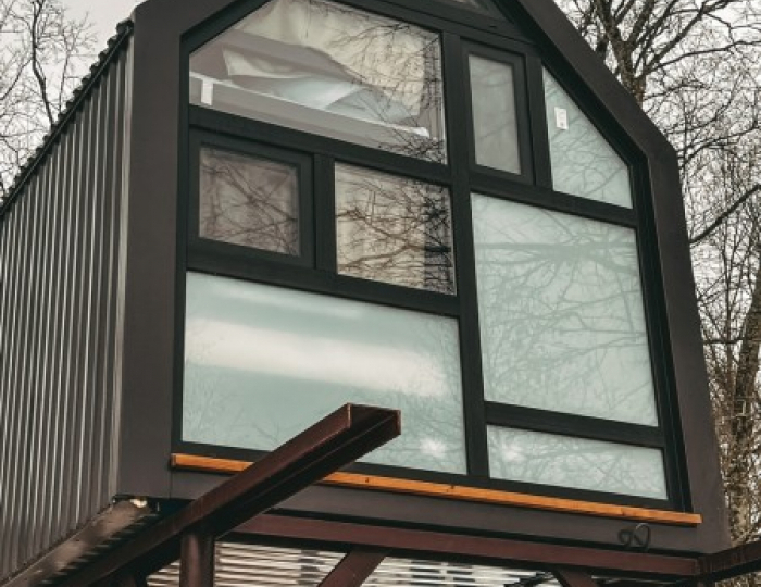 Дом 3-местный на дереве Прогулка по Нью-Йорку - Глэмпинг Vazuza Love / Вазуза Лав Лебедки