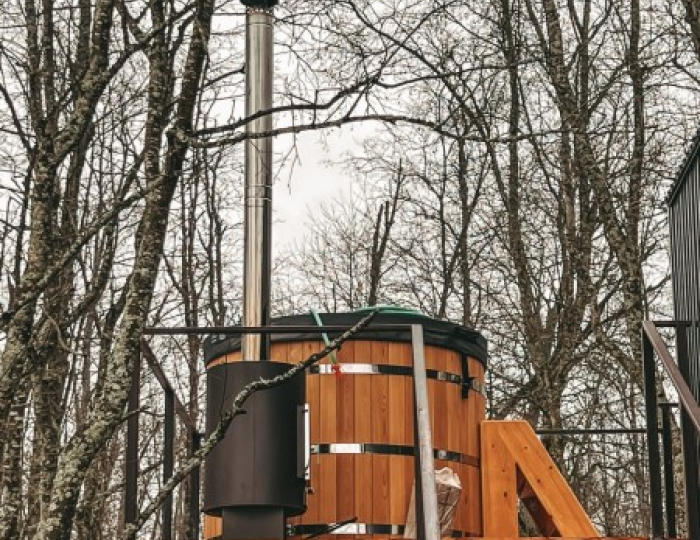 Дом 3-местный на дереве Цветы сакуры - Глэмпинг Vazuza Love / Вазуза Лав Лебедки