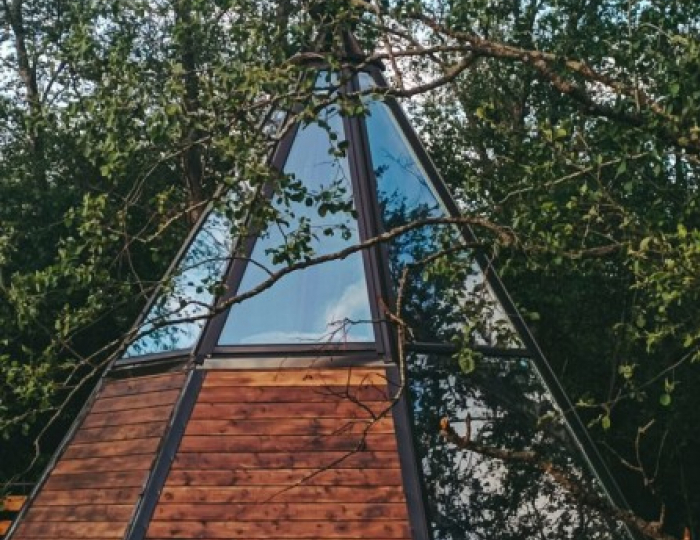 Домик Королевский Типи "Звёздное небо" - Глэмпинг Vazuza Love / Вазуза Лав Лебедки