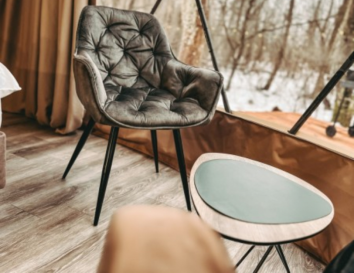 Люкс геокупол 4-местный Северное сияние - Глэмпинг Vazuza Love / Вазуза Лав Лебедки