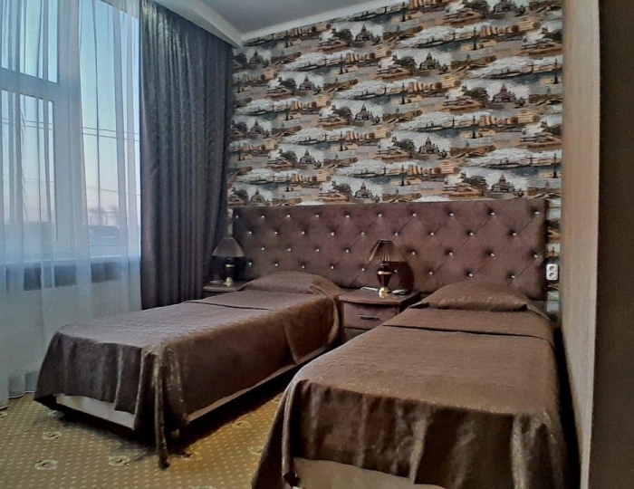 Номер стандарт с 2 односпальными кроватями - Гостевой дом «Колибри» Крымск