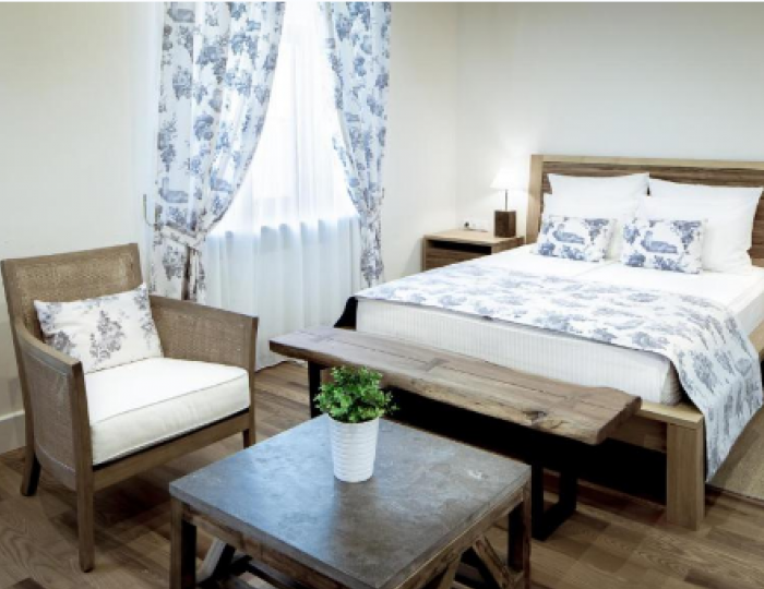 Номер эконом с 1 двуспальной кроватью - Мини-отель «Лефкадия» Молдаванское