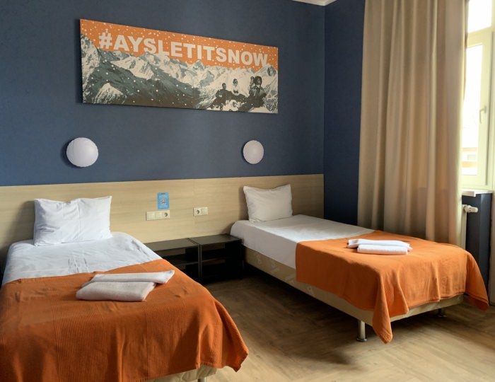 2-местный в блоке - AYS Let It Snow Hostel / Айс Лет Ит Сноу Хостел