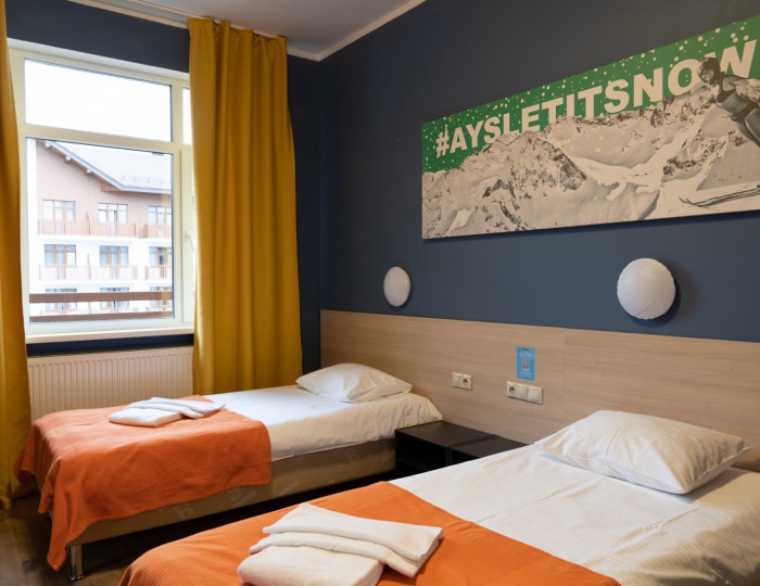2-местный в блоке - AYS Let It Snow Hostel / Айс Лет Ит Сноу Хостел