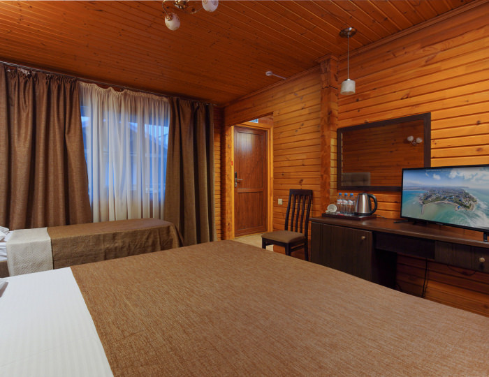 Коттедж 2-местный с дополнительным местом кровать - Курортный отель «Славянка» Анапа