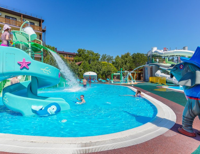 Открытые бассейны - Курортный отель «Славянка» Анапа