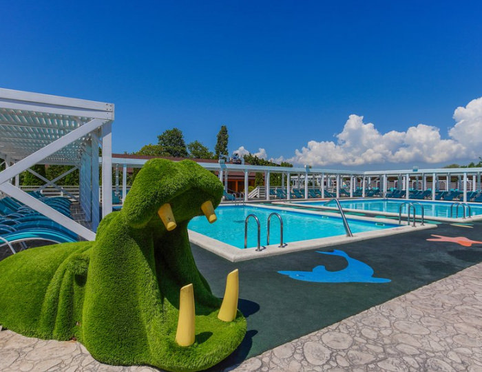 Детское отделение в бассейне - Курортный отель «Славянка» Анапа