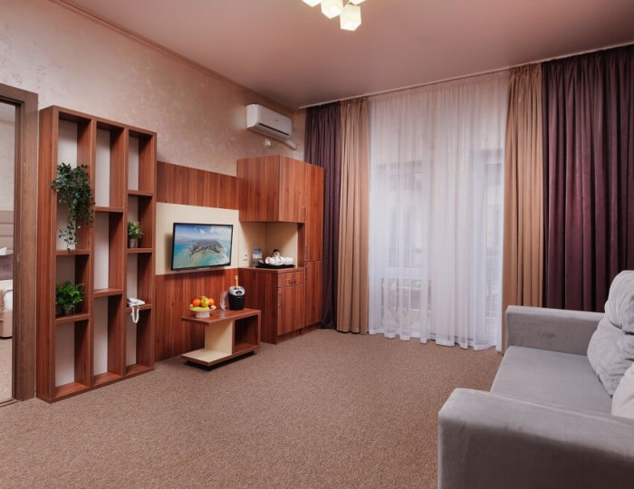 Люкс 2-местный с террасой 2-комнатный - Курортный отель «Славянка» Анапа