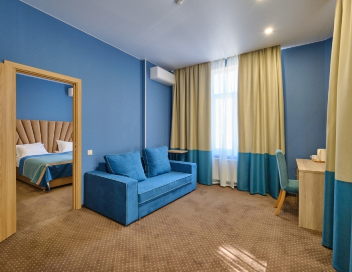 Люкс Люкс видовой  2-х местный 2-х комнатный - Санаторий «Жемчужина моря»