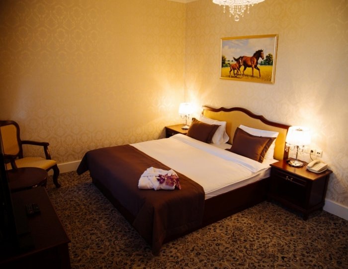 Номер стандарт с 1 двуспальной кроватью - Гостиница «Астраханская» Астрахань