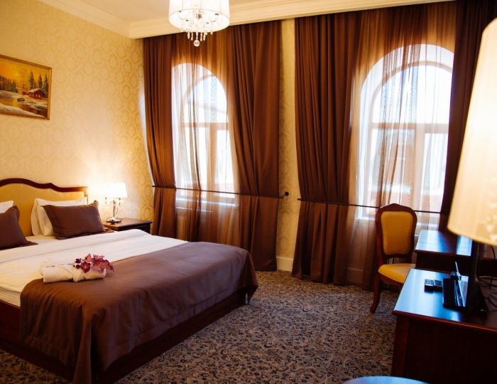 Номер стандарт комфорт с 1 двуспальной кроватью - Гостиница «Астраханская» Астрахань