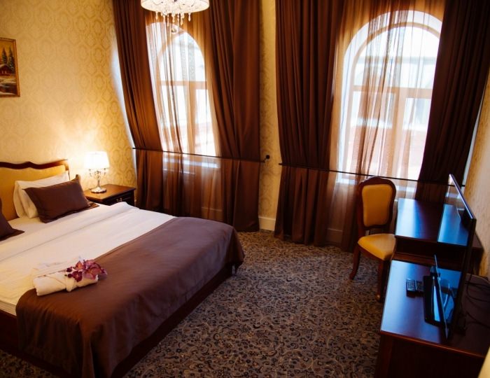 Номер стандарт комфорт с 1 двуспальной кроватью - Гостиница «Астраханская» Астрахань