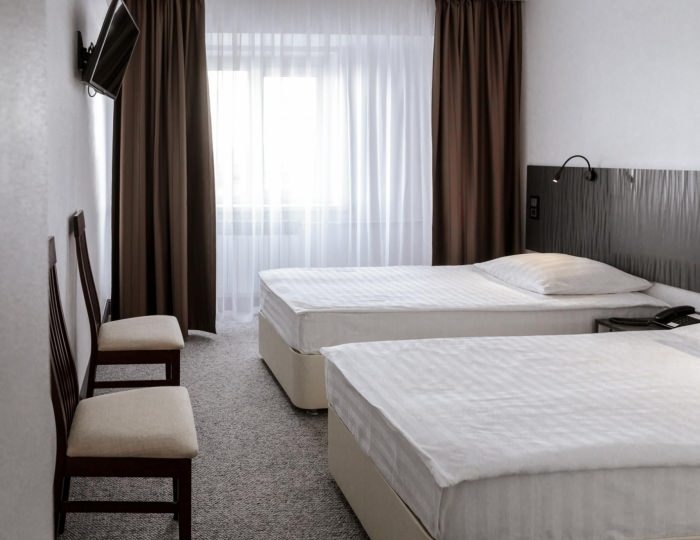 Номер стандарт с 2 односпальными кроватями (с завтраком) - Гостиница «Гейзер»