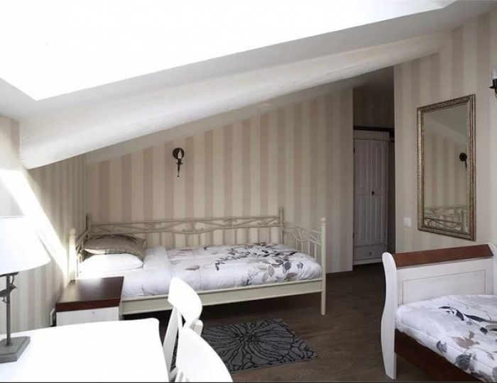 Номер стандарт с 2 односпальными кроватями (мансарда) - Гостиница «Бонотель» Астрахань