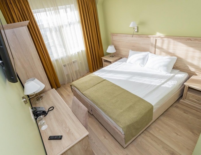Стандарт с двухспальной кроватью корп Green (с завтраком) - Гостиница «Арсеньев»