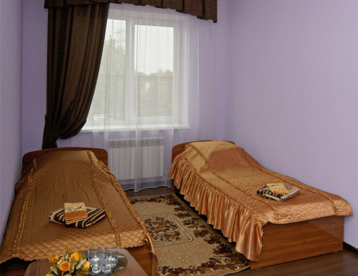 СТАНДАРТ ДВУХМЕСТНЫЙ С РАЗДЕЛЬНЫМИ КРОВАТЯМИ - Гостиница «Золотой Джин» Астрахань