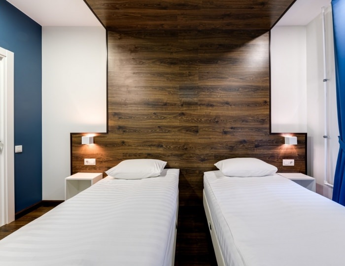 Стандартный двухместный номер с 2 отдельными кроватями - Гостиница «Квадро»