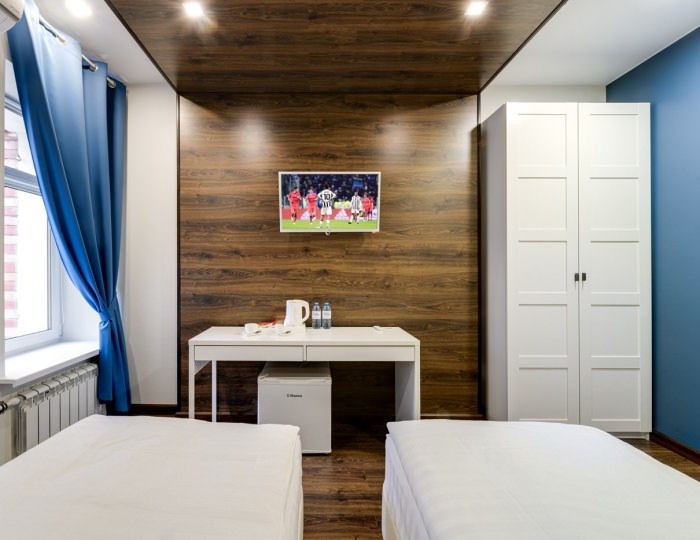 Стандартный двухместный номер с 2 отдельными кроватями - Гостиница «Квадро»