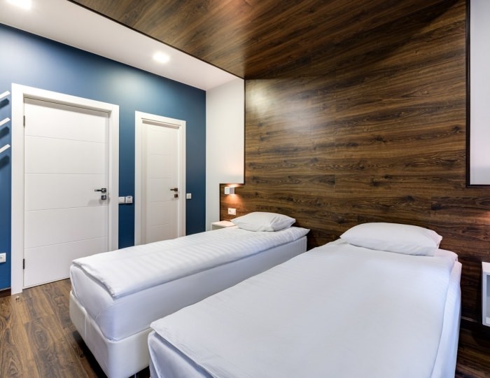 Стандартный двухместный номер с 2 отдельными кроватями - Гостиница «Квадро»