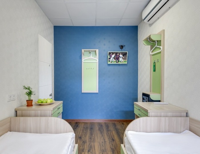 Бюджетный двухместный номер c 2 односпальными кроватями - Гостиница «Квадро»