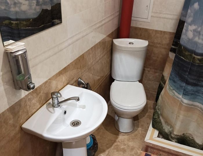 Номер комфорт семейный с 1 двуспальной кроватью (с полупансионом) - Гостиница «Крым» Астрахань