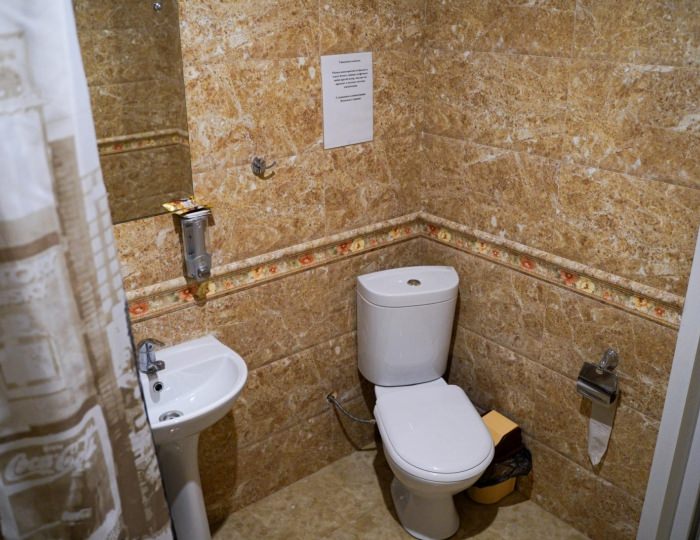 2-местный 1-комнатный номер люкс бизнес с 1 двуспальной кроватью (с полупансионом) - Гостиница «Крым» Астрахань