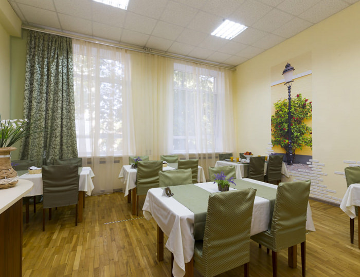 Столовая «Люкс» зал - Санаторий «Целебный ключ»