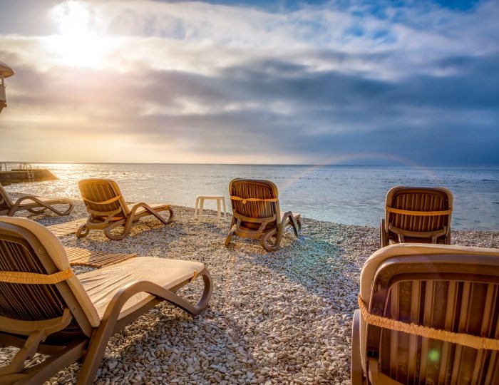 Оборудованный пляж - Курортный отель «Palmira Palace»