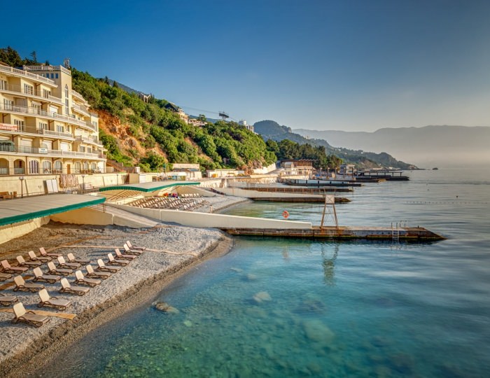 Оборудованный пляж - Курортный отель «Palmira Palace»